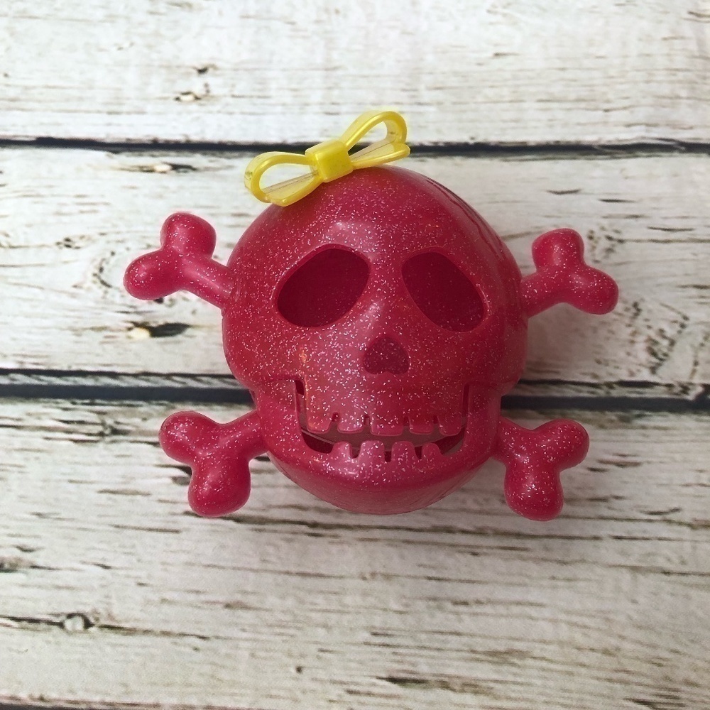 Bath & Body Works Car Fragrance Holder Vent Visor Clip Pink Skull - Picture 4 of 4